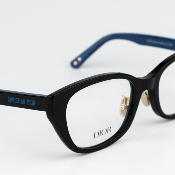 NEW Dior LAPARISIENNEDIORO S4F 1000  Black Blue Women Eyeglasses - Picture 8 of 12